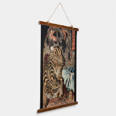 Tijger en Draak, Kuniyoshi, Ukiyo-e Hangend Wandkleed (Gebogen)