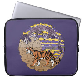 Tijger en draak laptop sleeve