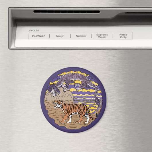 Tijger en draak magneet (Insitu (Vaatwasser))