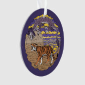 Tijger en draak ornament (voorkant)