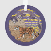 Tijger en draak ornament (achterkant)