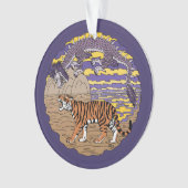 Tijger en draak ornament (voorkant)