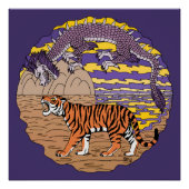 Tijger en draak poster (Voorkant)