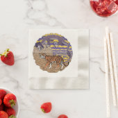 Tijger en draak servet (Insitu)