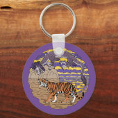 Tijger en draak sleutelhanger (Achterkant)