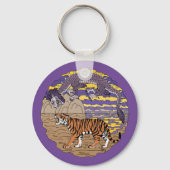 Tijger en draak sleutelhanger (Achterkant)