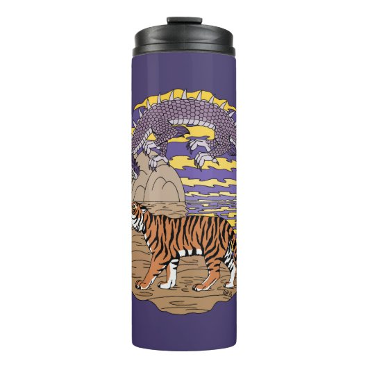 Tijger en draak thermosbeker (Voorkant)
