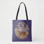 Tijger en draak tote bag (Voorkant)
