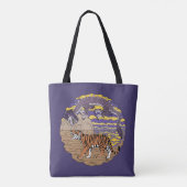Tijger en draak tote bag (Achterkant)