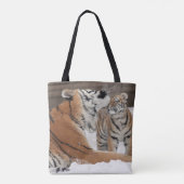 tijger- en hanghuggen tote bag (Achterkant)