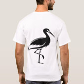 tijger en kraan t-shirt (Achterkant)