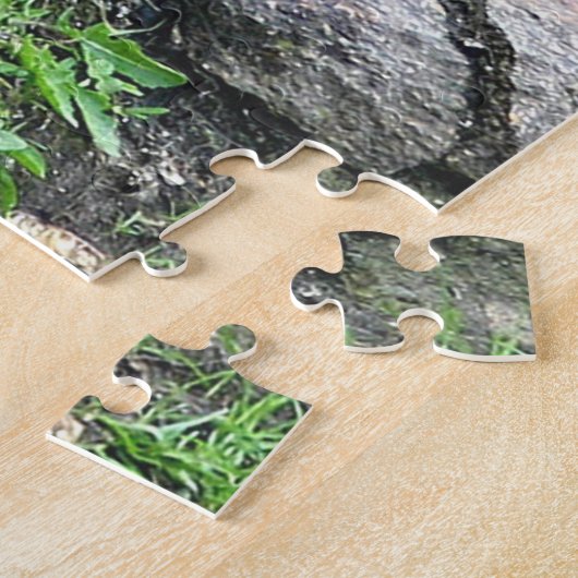 Tijger en kubusliefde legpuzzel (Zijkant)