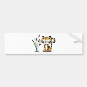 Tijger en ladybug bumpersticker