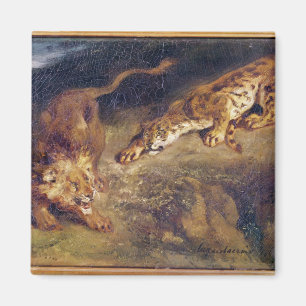 Tijger en lion magneet