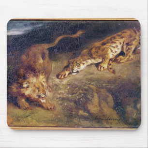 Tijger en lion muismat