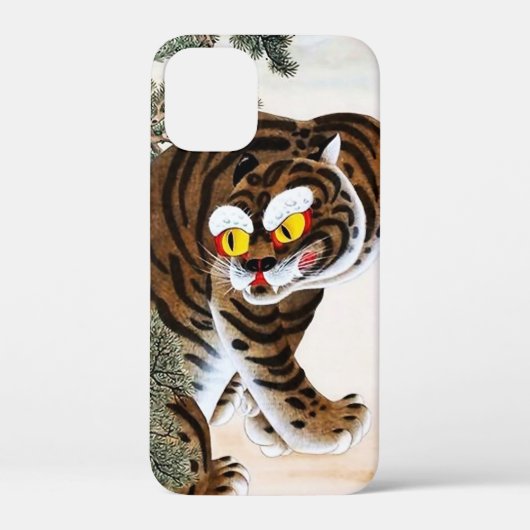 Tijger en Magpie Minhwa onder Pine Tree Case-Mate iPhone Case (Achterkant)