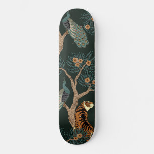 tijger en pauw persoonlijk skateboard
