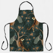 tijger en pauw schort (Voorkant)