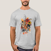 Tijger en schedel t-shirt (Voorkant)