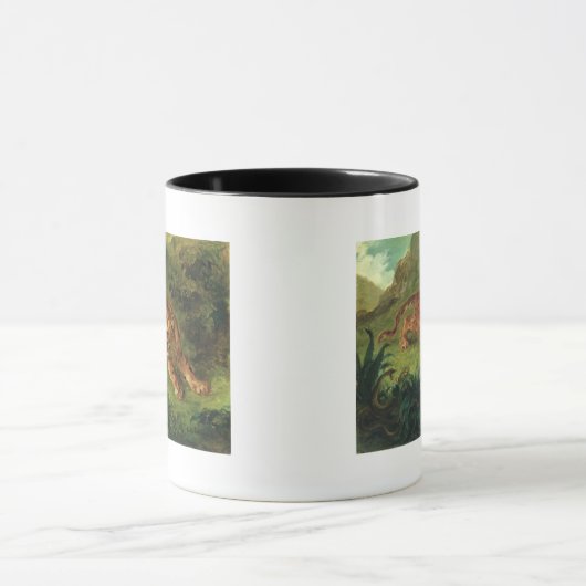 Tijger en slang, 1858 mok (Midden)