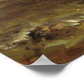 Tijger en slang - Eugène Delacroix Fine Art Poster (Hoek)