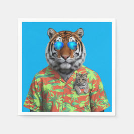 Tijger en Tabby servet