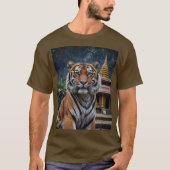 Tijger en tempel t-shirt (Voorkant)