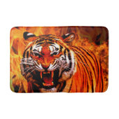 Tijger en vlam badmat (Voorkant)