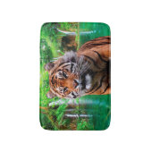 Tijger en waterval badmat (Voorkant Verticaal)