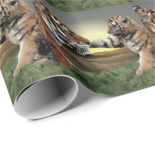 Tijger en Welp Inpakpapier