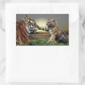 Tijger en Welp Stickers (Tas)