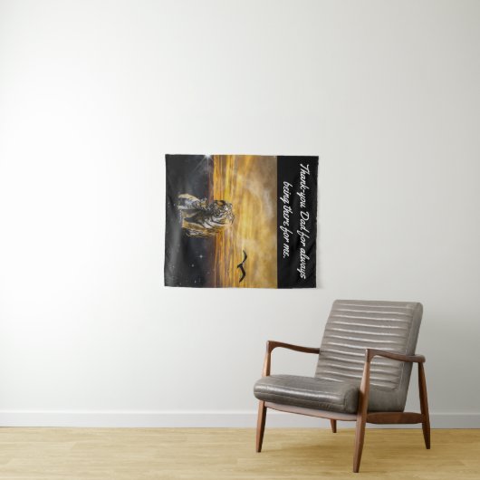 Tijger en Welp Wandkleed (In Situ (horizontaal))