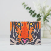 Tijger (enkel) - Ansichtkaart Briefkaart (Staand voorkant)
