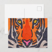 Tijger (enkel) - Ansichtkaart Briefkaart (Voorkant / Achterkant)