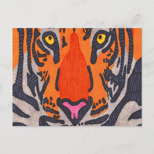 Tijger (enkel) - Ansichtkaart Briefkaart (Voorkant)