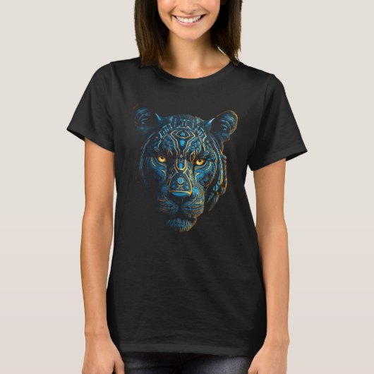 Tijger Fantasy - Dierenkunst Luipaard Tijger T-shirt (Voorkant)
