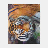 Tijger fleece deken (Voorkant)