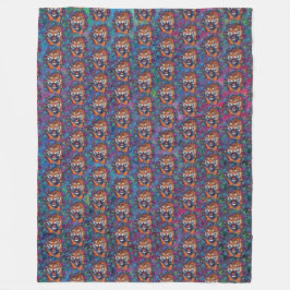 Tijger Fleece Deken