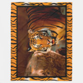 tijger fleece deken (Voorkant)