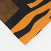 tijger fleece deken (Hoek)