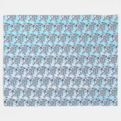 Tijger Fleece Deken (Voorkant (Horizontaal))