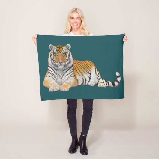 tijger fleece deken (In situ)