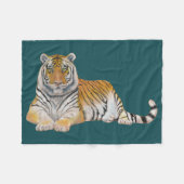 tijger fleece deken (Voorkant (Horizontaal))