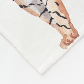 tijger fleece deken (Hoek)