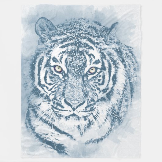 tijger fleece deken (Voorkant)