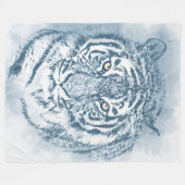 tijger fleece deken (Voorkant (Horizontaal))