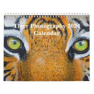 Tijger fotografie wild dier 2024 kalender