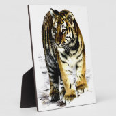 tijger fotoplaat (Zijkant)