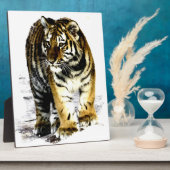 tijger fotoplaat (Zijkant)
