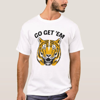 TIJGER GA ER TEGEN AAN T-SHIRT